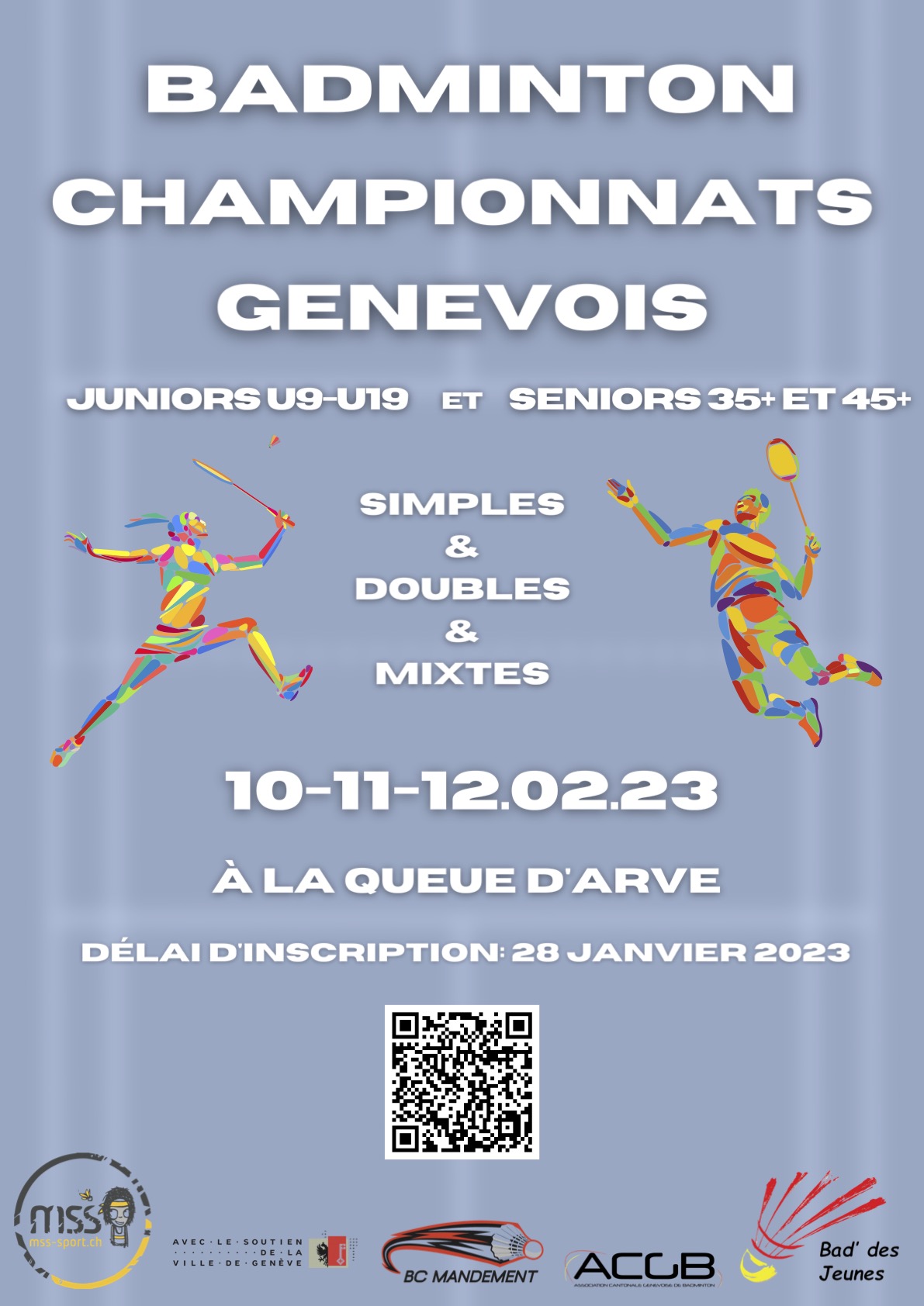 Championnats genevois - Juniors et seniors